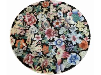 Antique Chinese Floral Plate 7'