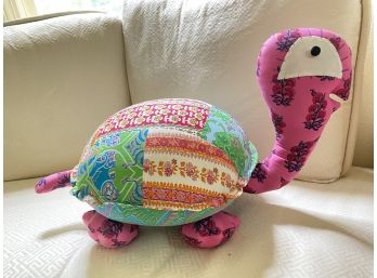 Vintage  Design Thai Stuffed Turtle