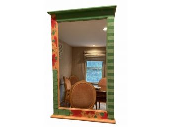 Colorful Hand Painted Mirror 31' X 34'