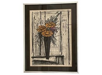 Original 1960s Lithograph By Bernard Buffet 11' X 14'