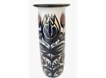 Vintage 1970s Hand Painted Royal Copenhagen Vase