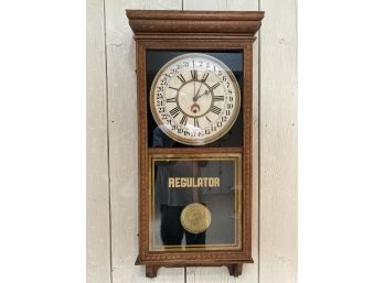 Antique Regulator Clock- Admiral By Wm. L Gilbert Co., Winsted, CT