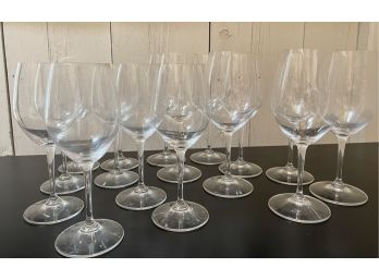 Sixteen Crystal  Wine Glasses