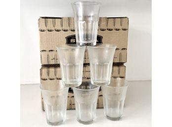 Twelve William Sonoma  'Siena' Glass Tumblers - New In Box