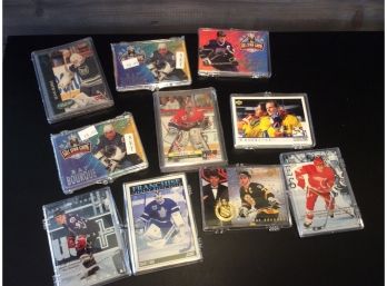 Assortment Of NHL Hockey Insert Sets Loaded With Stars