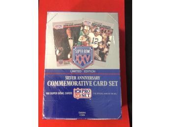 Pro Set NFL Silver Anniversary Sealed Commemorative 160 Card Set