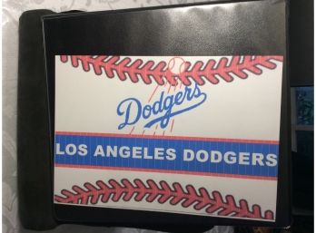 Binder Filled With Los Angeles Dodgers Baseball Cards