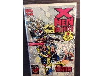 X-men Unlimited 1st Issue Collector's Item Comic Book