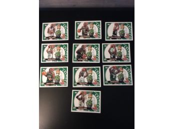 2000-01 Topps Dunkin Donuts Boston Celtics 10 Card Set