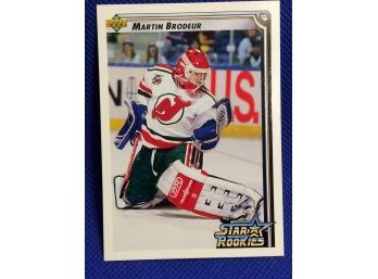 1992-93 Upper Deck Martin Brodeur Star Rookie Card