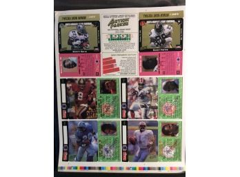 1993 Action Packed Football Proof Set Prototype 253/75000 Barry Sanders