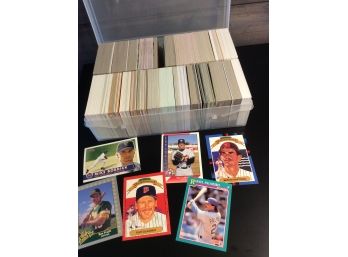 Card Carrying Case Filled With Assorted Baseball Cards