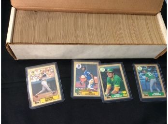 1987 Topps Baseball Complete Set