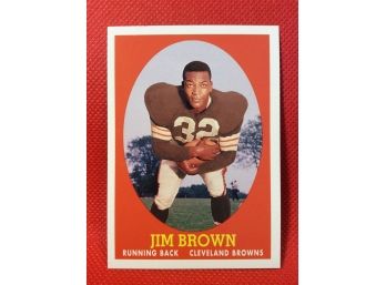 2007 Topps Jim Brown Football Card