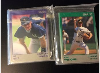 1991 Star Baseball Todd Van Poppel And Pat Kelly 11 Card Sets