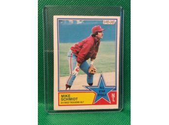 1983 Topps O-pee-chee Mike Schmidt All Star Card #342