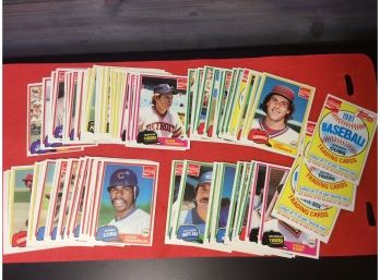 1981 Topps Coca Cola 7 Complete 12 Card Sets Red Sox Cubs And More