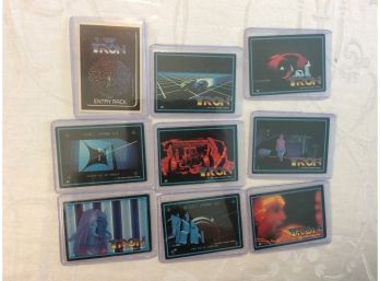 1981 Tron Trading Cards Lot Of 9