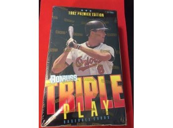 1992 Donruss Triple Play Factory Sealed Wax Box