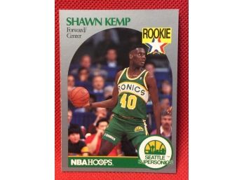 1990-91 NBA Hoops Shawn Kemp Rookie Card #279