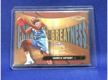 2003-04 Fleer Patchworks Carmelo Anthony Insert Card