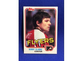 1981-82 Topps Bobby Clarke Hockey Card