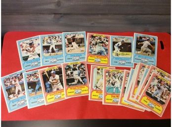 1981 Topps Baseball Drake's Big Hitters 33 Card Set