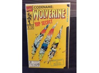 Codename Wolverine Top Secret Comic Book