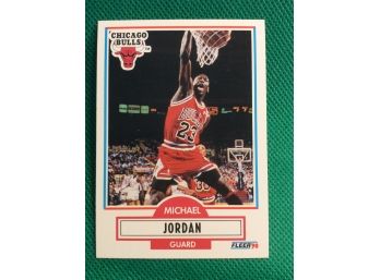 1990-91 Fleer Michael Jordan Card