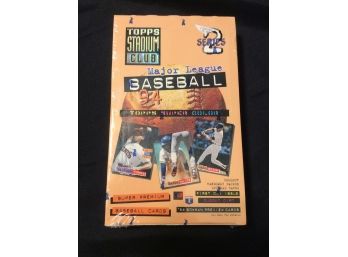 1994 Stadium Club Baseball Series 2 Factory Sealed Wax Box