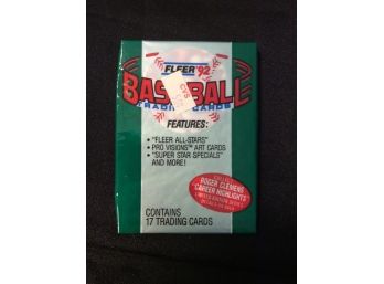 1992 Fleer Baseball Wax Box