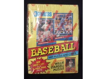 1991 Donruss Series 1 Factory Sealed Wax Box