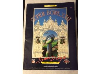 Super Bowl XXII Official Game Program Redskins Vs Broncos