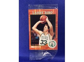 1991 NBA Hoops Larry Bird Sealed Card