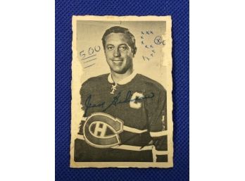 1970-71 O Pee Chee Deckle Edge Card #21 Canadiens Jean Beliveau