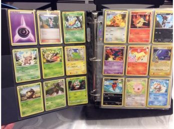 Binder With 700 Mixed Years Pokemon Cards