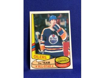 1980-81 Topps Wayne Gretzky 2nd Team All Stars Card