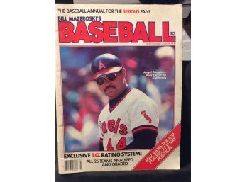 1983 Bill Mazeroski's Baseball Magazine Reggie Jackson Cover