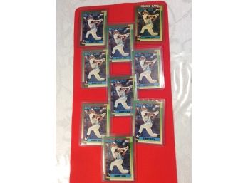 1990 Topps Sammy Sosa Rookie Card Lot Of 9