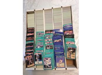 5 Row Box Filled With Thousands Of 1991 Score Baseball Cards