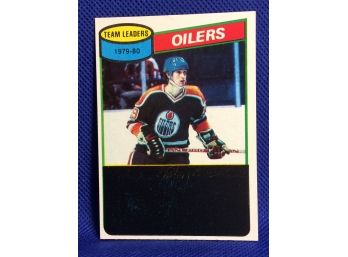 1980-81 Topps Wayne Gretzky Team Leaders Card Unscratched