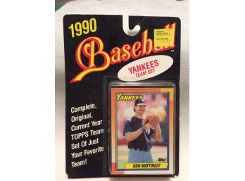 1990 Topps Baseball New York Yankees Team Set