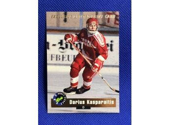 1992 Draft Picks Darius Kasparaitis Exclusive Limited Print Hockey Card