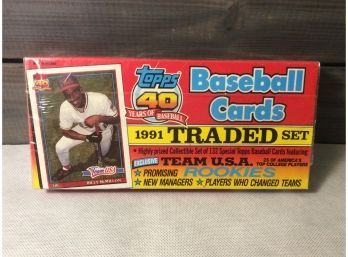 1991 Topps Baseball Factory Sealed Traded Set