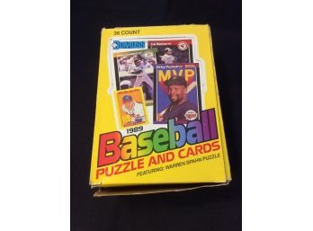 1989 Donruss Baseball Wax Box