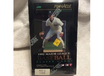 1992 Score Pinnacle Baseball Series 1 Sealed Wax Box