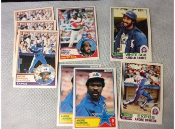 1980s Baseball Hall Of Famers O-pee-chee Lot