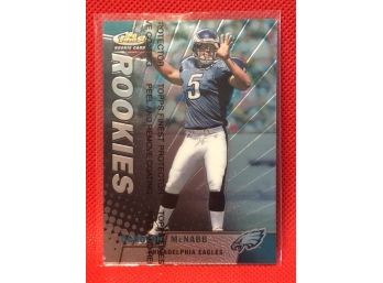 1999 Topps Finest Donovan McNabb Rookie Card #166