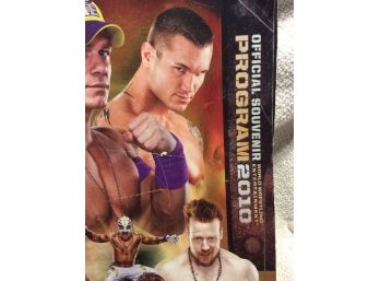 2010 WWE Official Souvenir Program