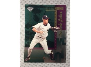 1996 Leaf Gold Leaf Derek Jeter Rookie Card